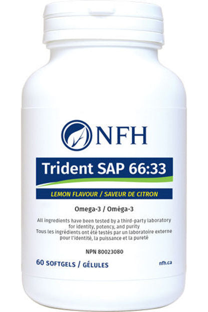 NFH - Trident SAP 66:33 (Omega-3) Lmon, 60 Sg