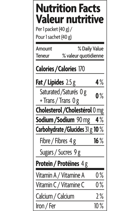 Nature's Path - Gluten Free Spiced Apple + Flax Oatmeal, 320 g