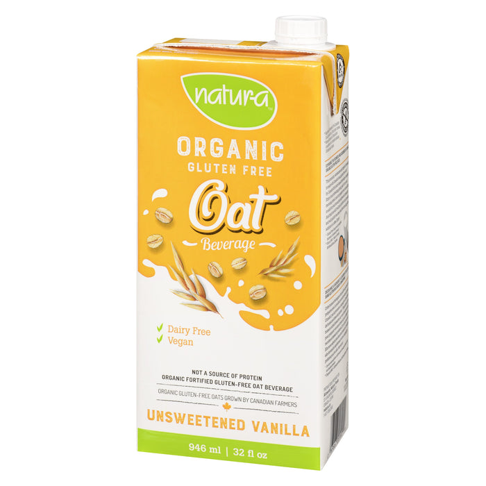 Natur-a - Organic Oat Beverage, Vanilla, 946 mL