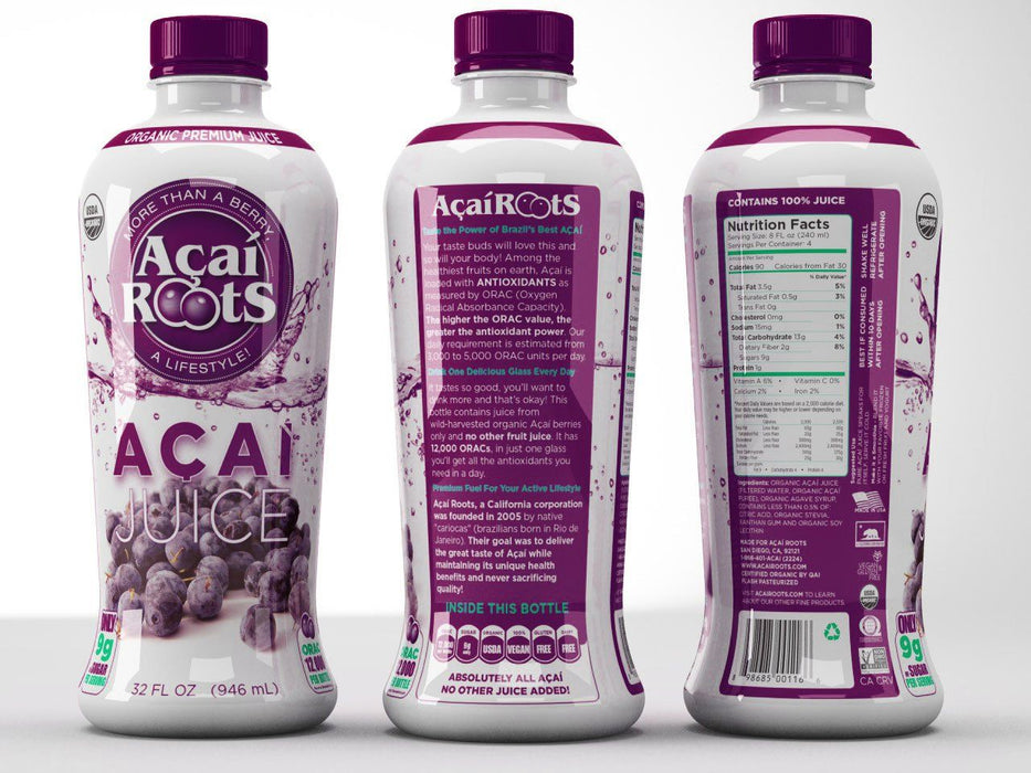 Acai Roots - Organic Acai Juice, 946 mL