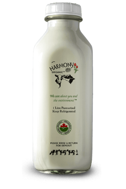 Harmony Organic - Organic Unhomogenized Whole Milk, 1 L