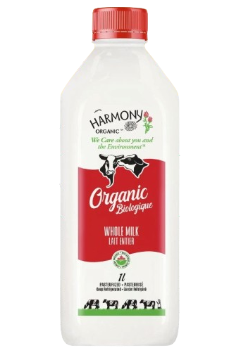 Harmony Organics - Organic 3.8% Whole Milk, 1 L