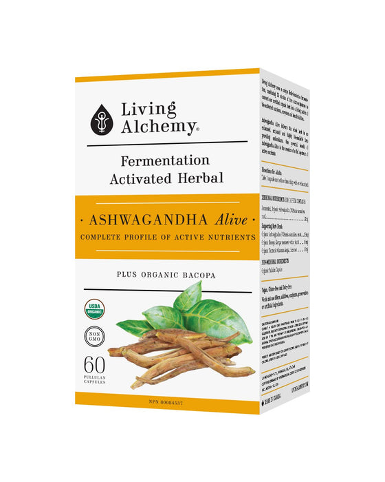 Living Alchemy - Ashwagandha Alive, 60 CAPS