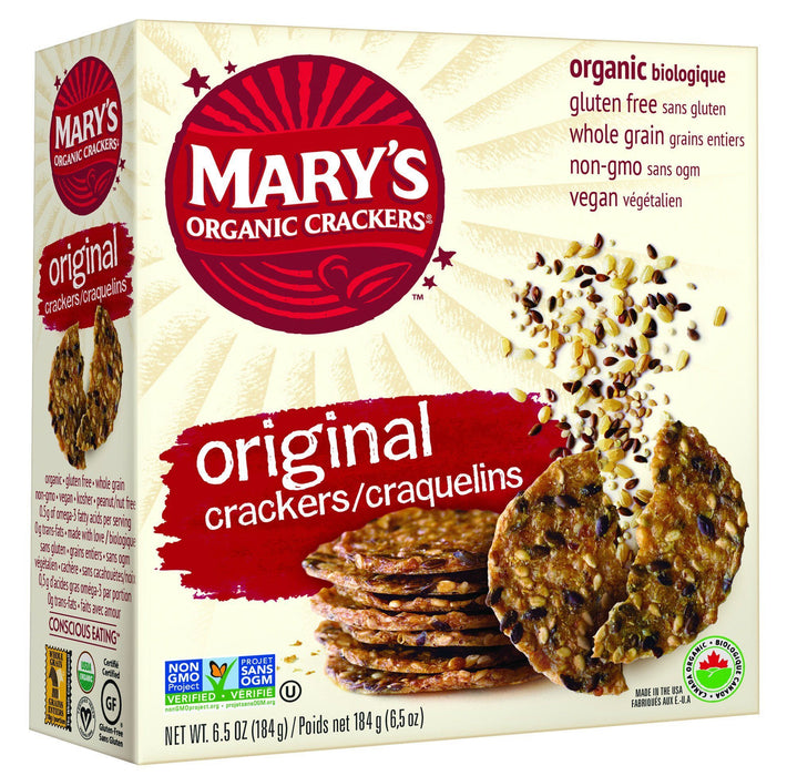 Mary's Organic - Original Crackers, 184 g