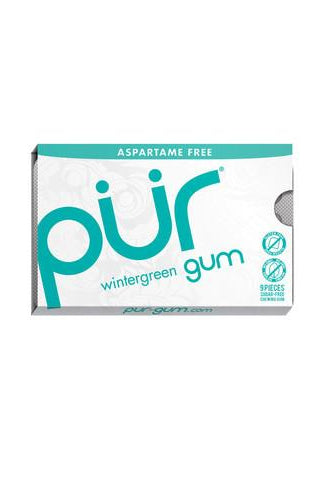 Pur Gum - Wintergreen Gum, 9 Count