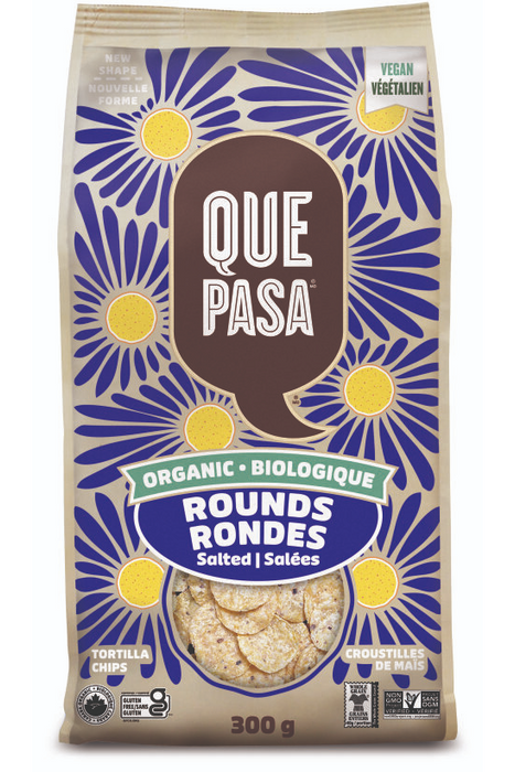 Que Pasa - Organic Salted Rounds, 300 g