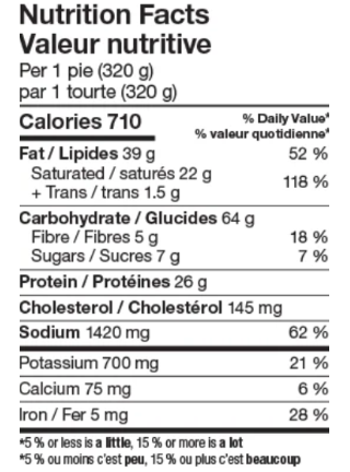 The Pie Commission - Butter Chicken Pot Pie, 320 g