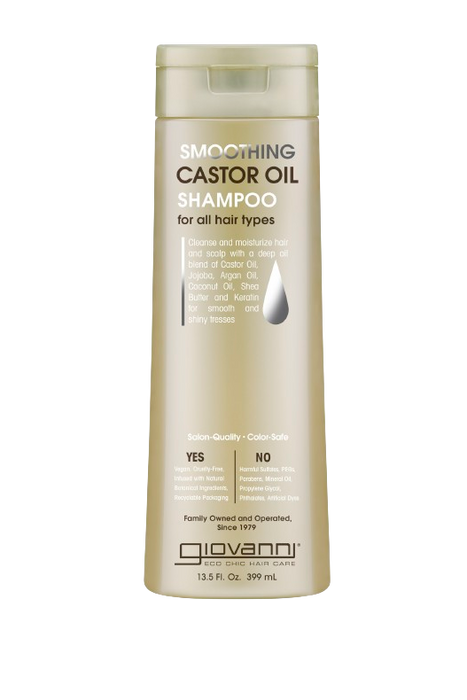Giovanni - Smoothing Castor Oil Shampoo, 399 mL