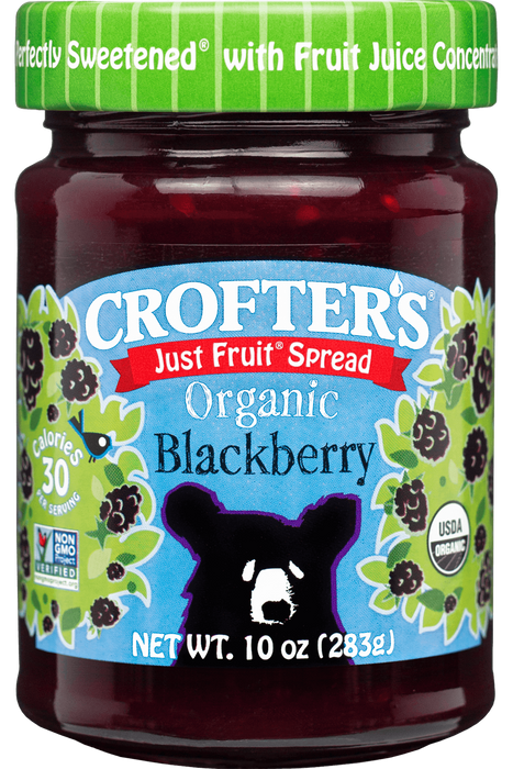 Crofter's Food Ltd - Just Fruit Spread Blackberry, 235 mL