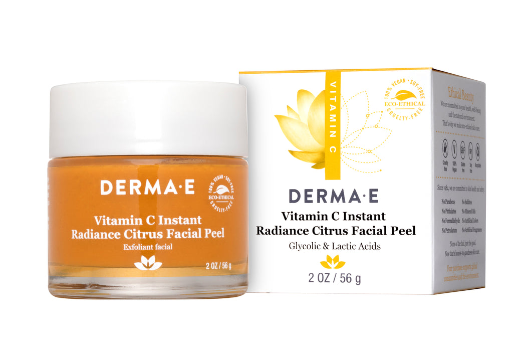 Derma E - Vit C Radiance Citrus Facial Peel, 56 ml
