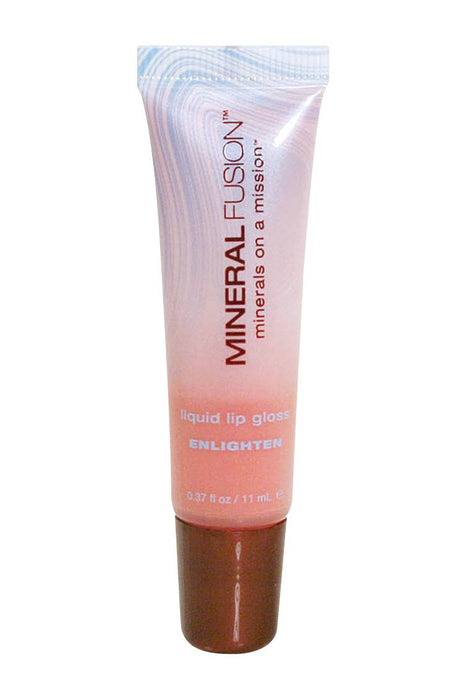 Mineral Fusion - Liquid Lip Gloss -Enlighten (Peachy Pink), 11ml