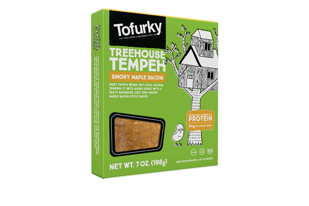 Tofurky - Smoky Maple Bacon Marinated Tempeh Strips, 198 g
