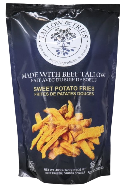 Tallow & Fries - Beef Tallow Fries - Sweet Potato, 400 g