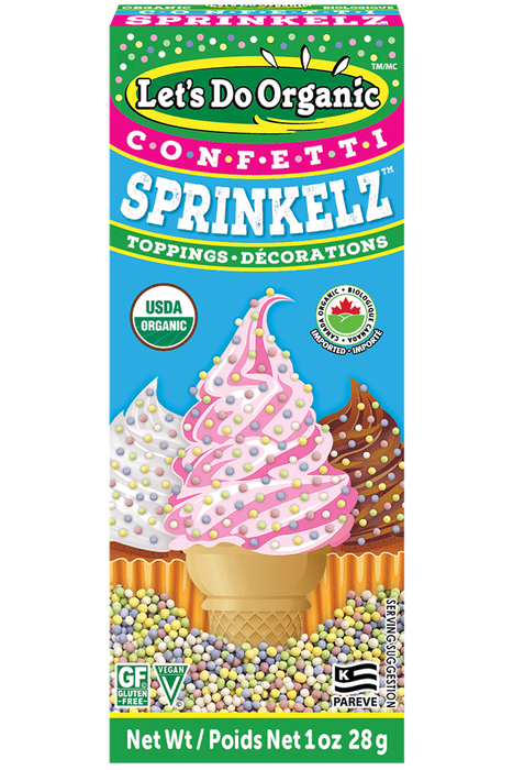 Let's Do... Organic - Natural Confetti Sprinkelz, 28.4 g