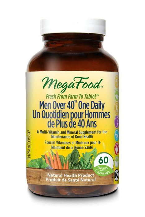 Mega Food - Men Over 40 One Daily, 60 Tablets