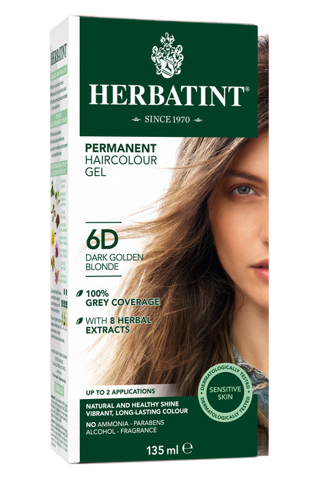 Herbatint - Dark Golden Blonde 6D, 135ml