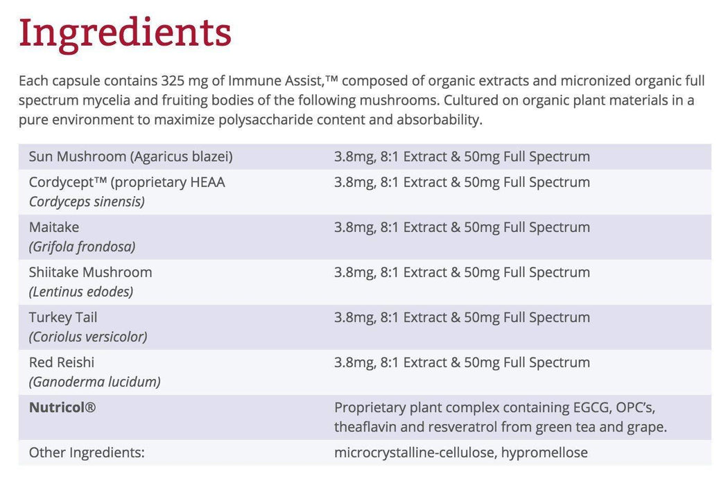 Purica - Immune-7 Mushroom - 60 caps
