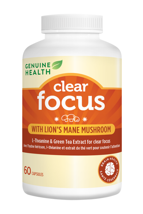 Genuine Health - Clear Focus, 60 caps