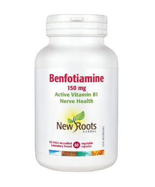 New Roots Herbal - Benfotiamine 150 mg, 60 Capsules