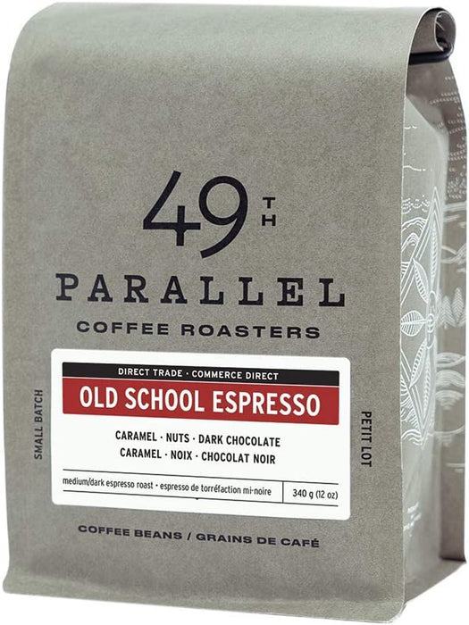 49th Parallel Coffee, Whole Bean Old School Espresso, 340 g