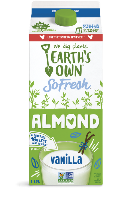 Earth's Own - So Fresh Almond Vanilla, 1.89 L