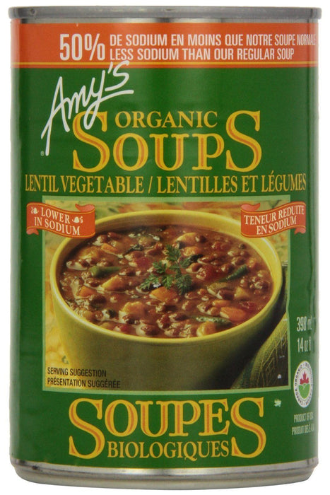 Amy's Kitchen - Lentil Vegetable Low Sodium,  398 mL