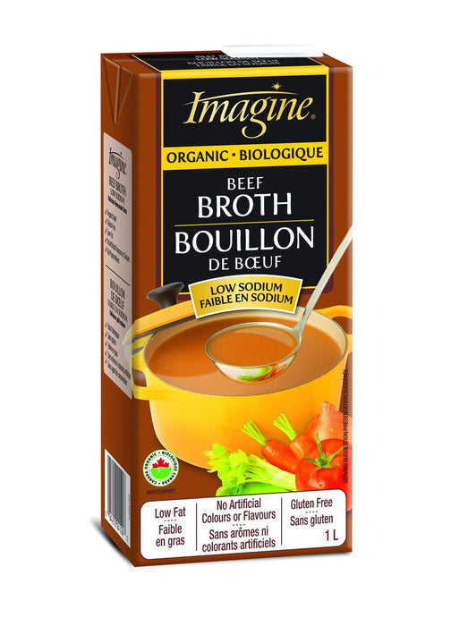 Imagine Foods - Organic Beef Broth Low Sodium, 1 L