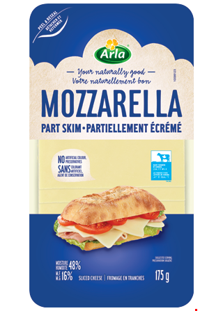 Arla - Castello Mozzarella Slices, 175 g