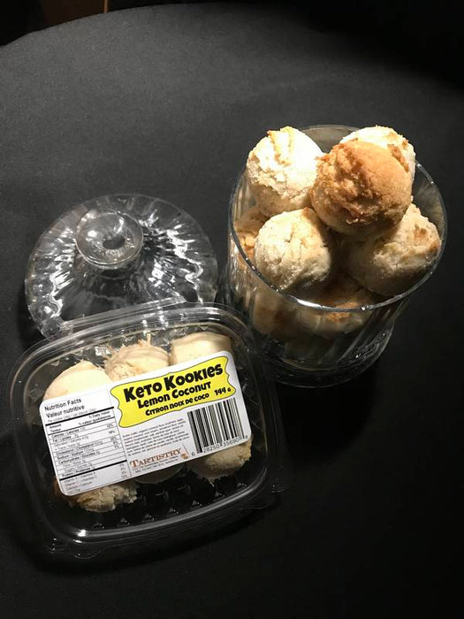 Tartistry - Keto Kookies Lemon Coconut, 144 g