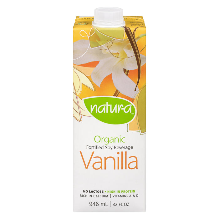 Natur-a - Organic Soy Beverage, Vanilla, 946 mL