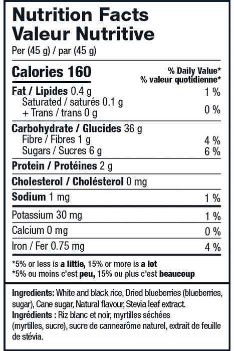Grindstone Blends - Hot Rice Cereal - Blueberry, 500 g
