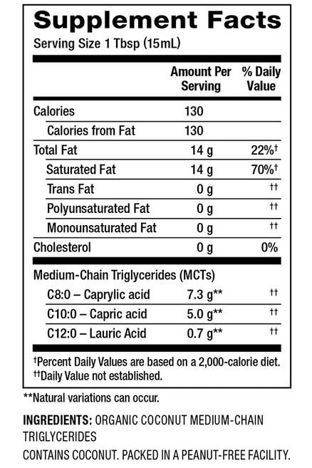 Nutiva - Organic MCT Liquid Coconut Oil, 946ml