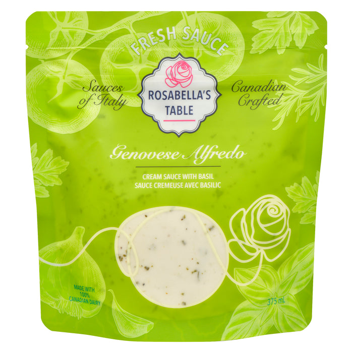 Rosabella's Table - Pasta Sauce - Genovese Alfredo, 375 mL