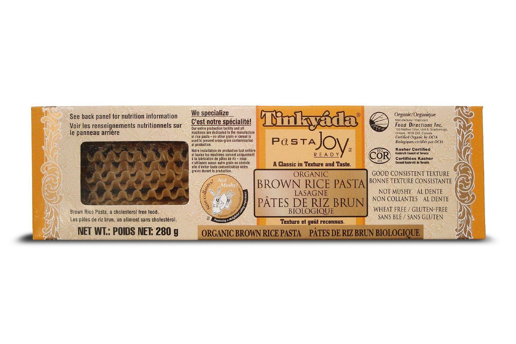 Tinkyada - Organic Brown Rice Lasagne, 280 g