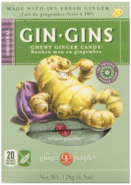 The Ginger People - Ginger Chews Original, 128 g