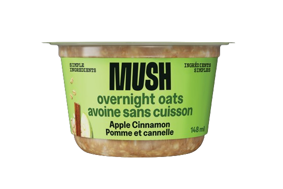 Mush - Apple Cinnamon Overnight Oats, 148 mL