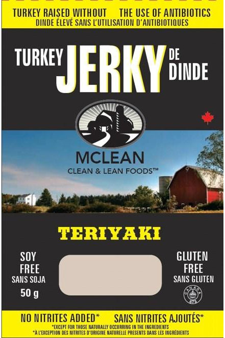 Mclean - Teriyaki Turkey Jerky - 45 g