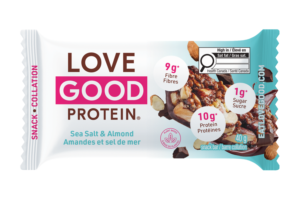 Love Good Fats - Chewy Nutty Bar, Dark Chocolatey Sea Salt & Almond, 4 ...