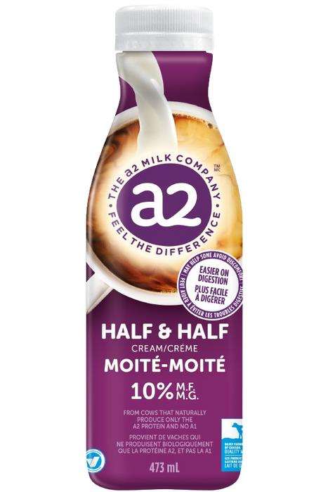 a2 Milk Company - A2 - Half & Half 10% Cream, 473 mL