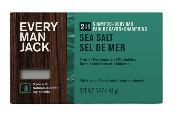 Every Man Jack - Shampoo & Body Bar - Sea Salt, 141 g