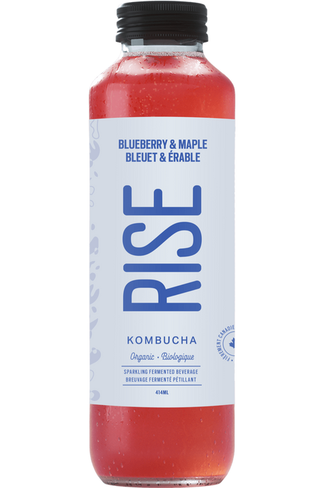 Rise Kombucha - Blueberry & Maple, 414 mL