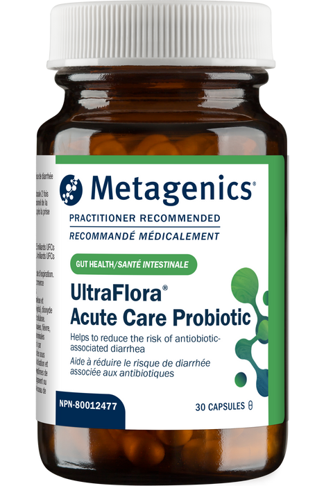 Metagenics Inc - UltraFlora Acute Care Probiotic, 30 Capsules