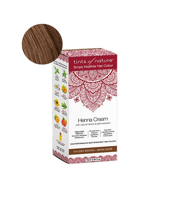Tints of Nature - Henna Cream, Golden Brown, 70ml