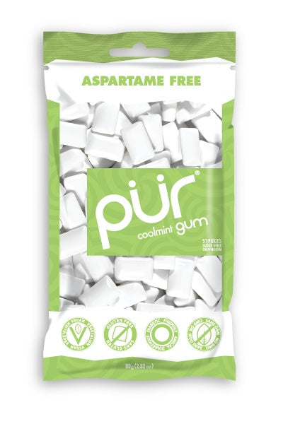 Pur Gum - Cool Mint Gum, 80 g