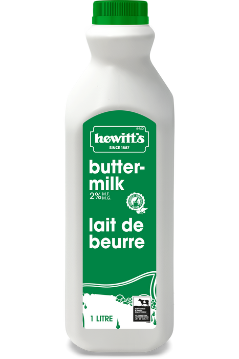 Hewitt's Dairy - 2% Buttermilk, 1 L