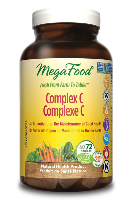 Mega Food - Complex C, 72 tablets