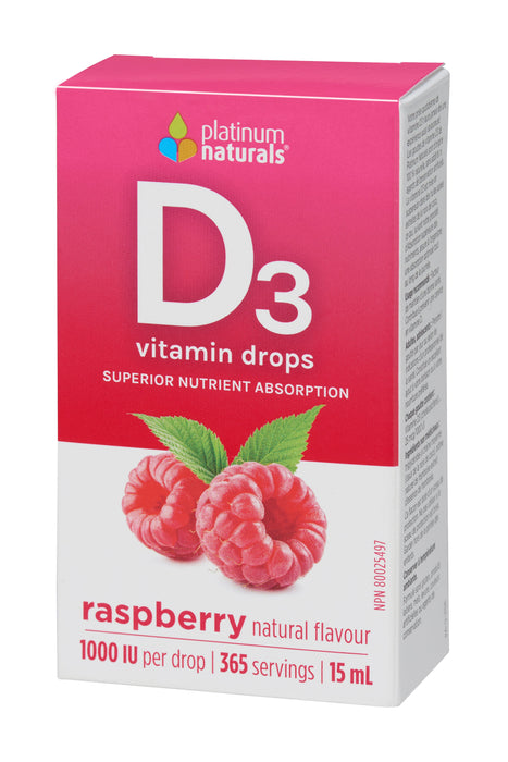 Platinum - Delicious D Raspberry, 15ml