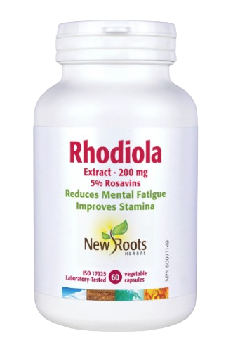 New Roots Herbal - Rhodiola Extract 200 mg, 60 Capsules
