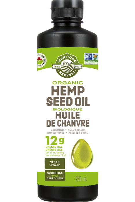 Manitoba Harvest - Organic Hemp Oil, 250ml