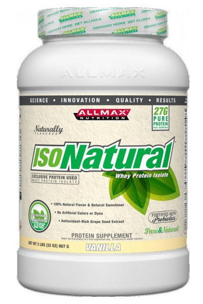 ALLMAX Naturals - IsoNatural Vanilla, 2 lb